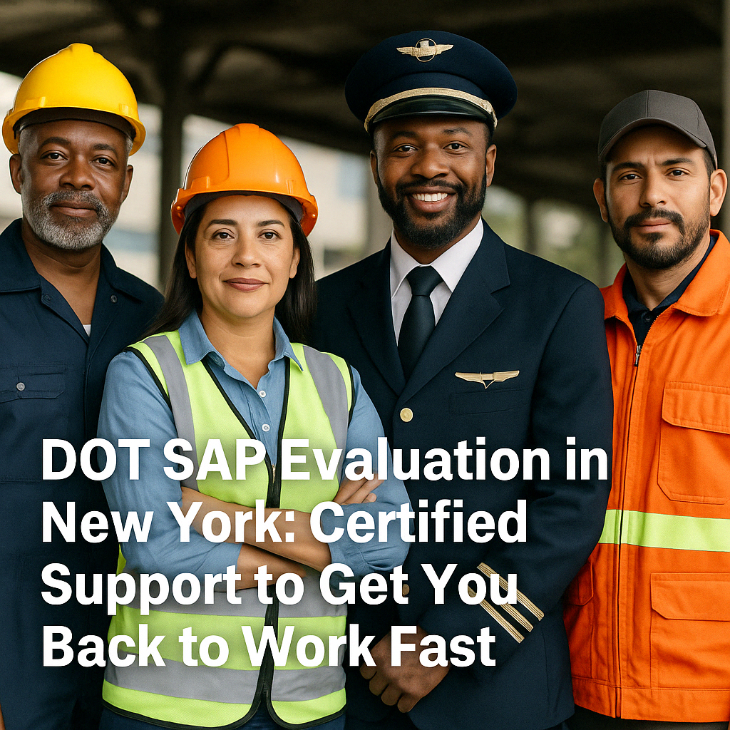 Safety-sensitive workers who may need virtual DOT SAP services